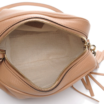 Gucci Pebbled Calfskin Small Soho Disco Bag Rose Beige 5 of 7