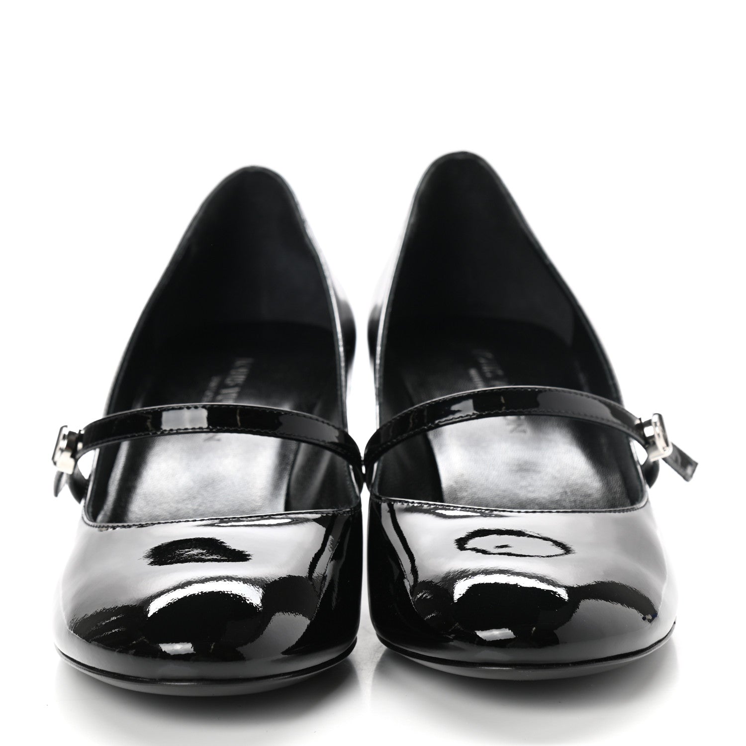 Louis Vuitton Patent Uniformes Silhouette 40mm Pumps 37 Black 2 of 8