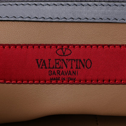 Valentino Garavani Calfskin Pony Hair Colorblock Mime Single Handle Bag Multicolor 6 of 11