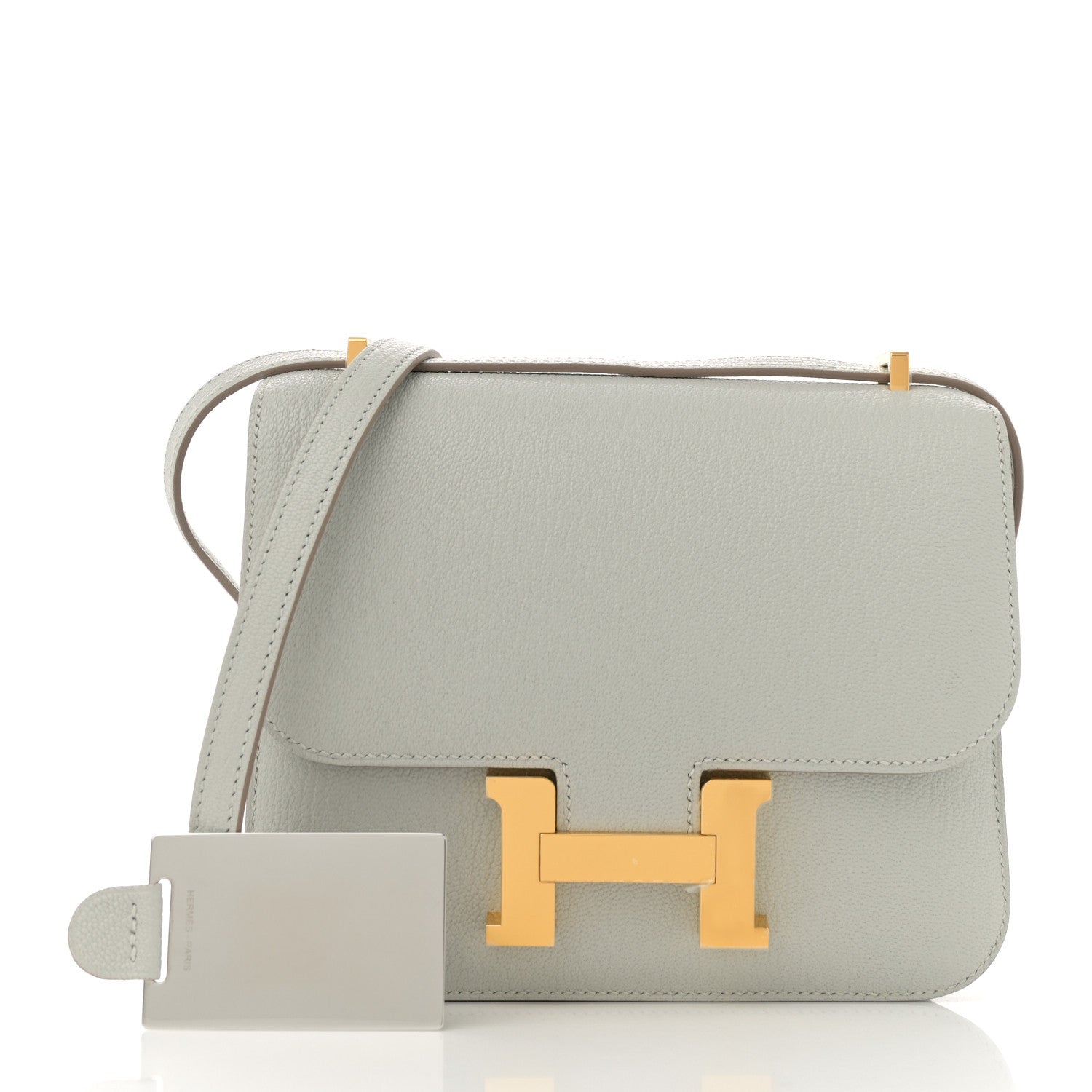 Hermes Chevre Mysore Constance 18 Gris Perle 3 of 12