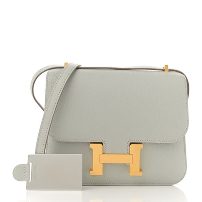 Hermes Chevre Mysore Constance 18 Gris Perle 3 of 12