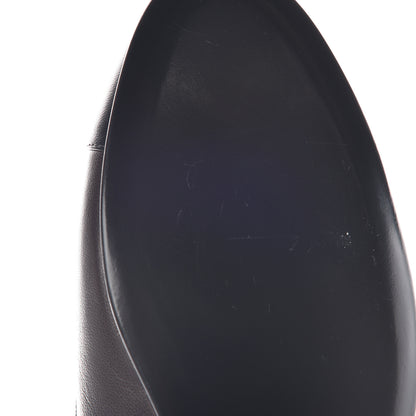 Chanel Lambskin CC Cap Toe Ballerina Flats 36 Brown Black 11 of 12