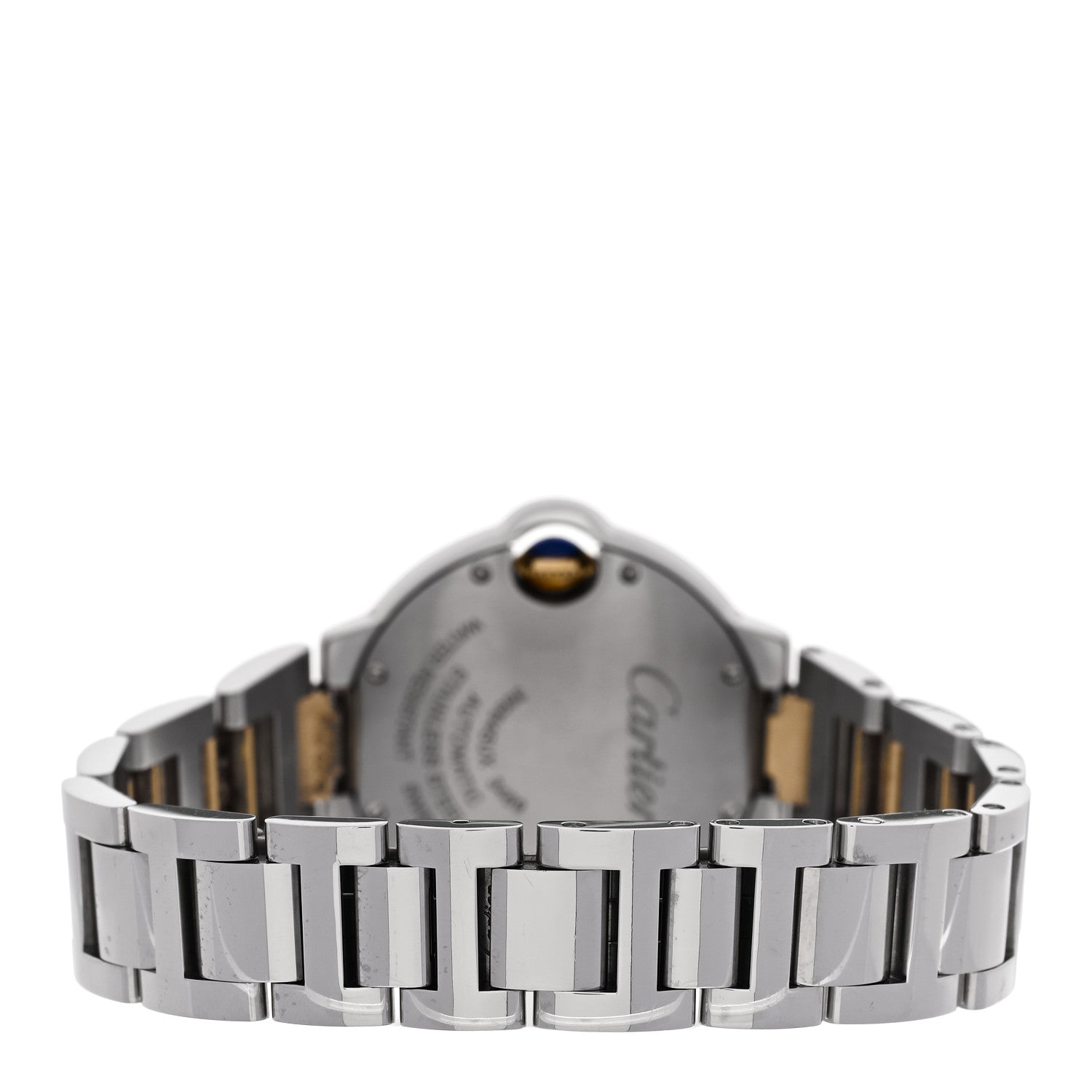 Cartier Stainless Steel 18K Yellow Gold 33mm Ballon Bleu De Cartier Automatic Watch 3 of 4