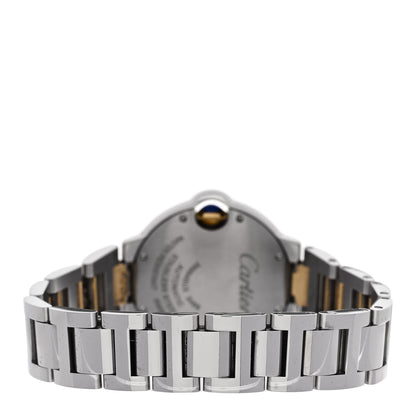 Cartier Stainless Steel 18K Yellow Gold 33mm Ballon Bleu De Cartier Automatic Watch 3 of 4