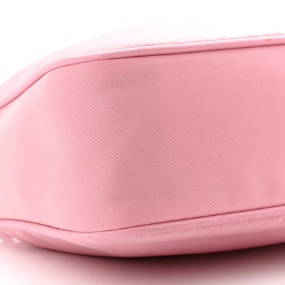 Prada Tessuto Nylon Saffiano Mini Re-Edition 2000 Bag Rosa 9 of 10