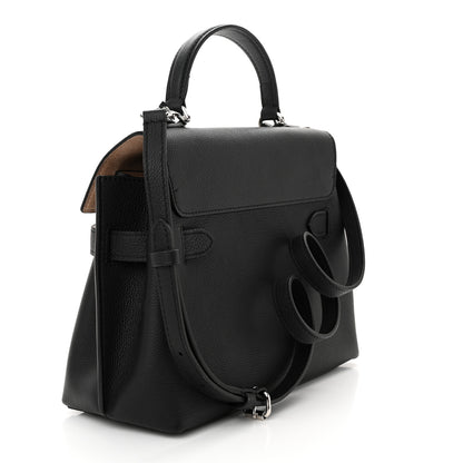 Louis Vuitton Calfskin Lockme Ever BB Black 3 of 12