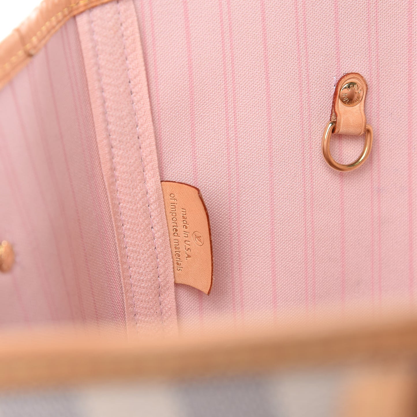 Damier Azur Neo Neverfull MM Rose Ballerine