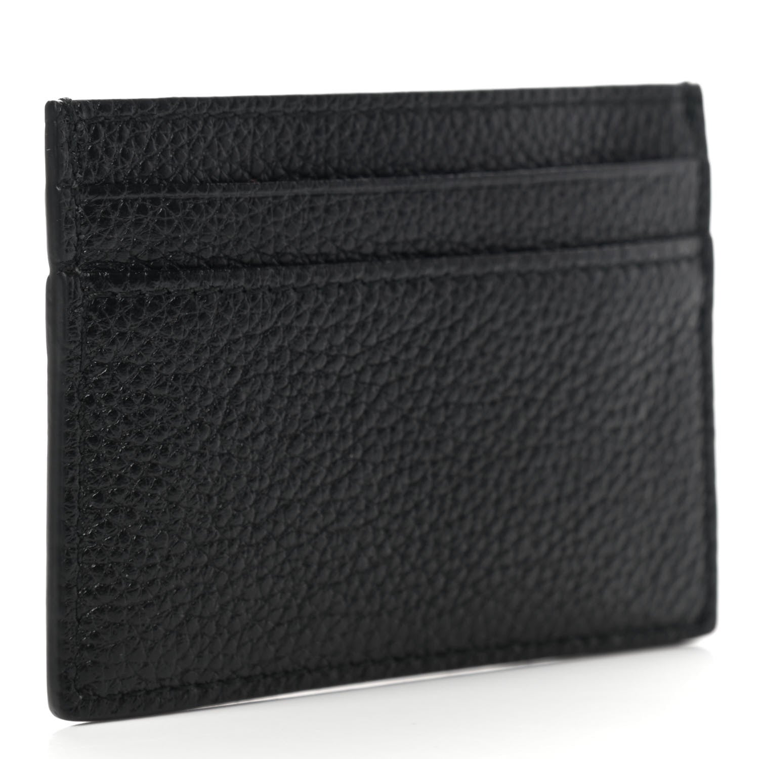 Gucci Grainy Calfskin Zumi Card Holder Black 3 of 6