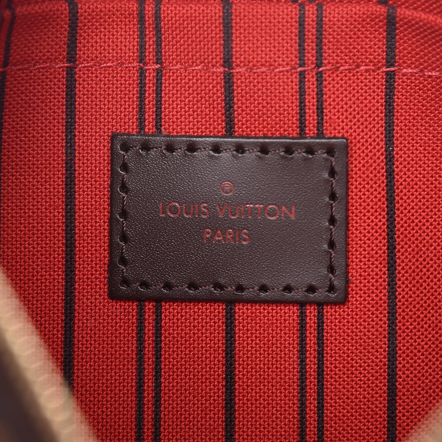 Louis Vuitton Damier Ebene Neverfull MM GM Pochette 6 of 9