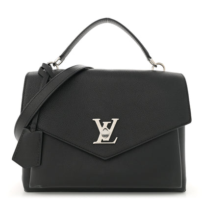 Louis Vuitton Soft Calfskin My Lockme Top Handle Black 1 of 12