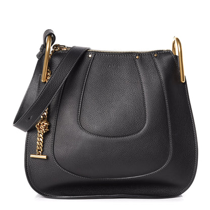 Chloe Grained Calfskin Small Hayley Hobo Black 1 of 12