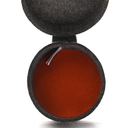 Hermes Wool Felt Barenia Sugar Box Acier 5 of 7