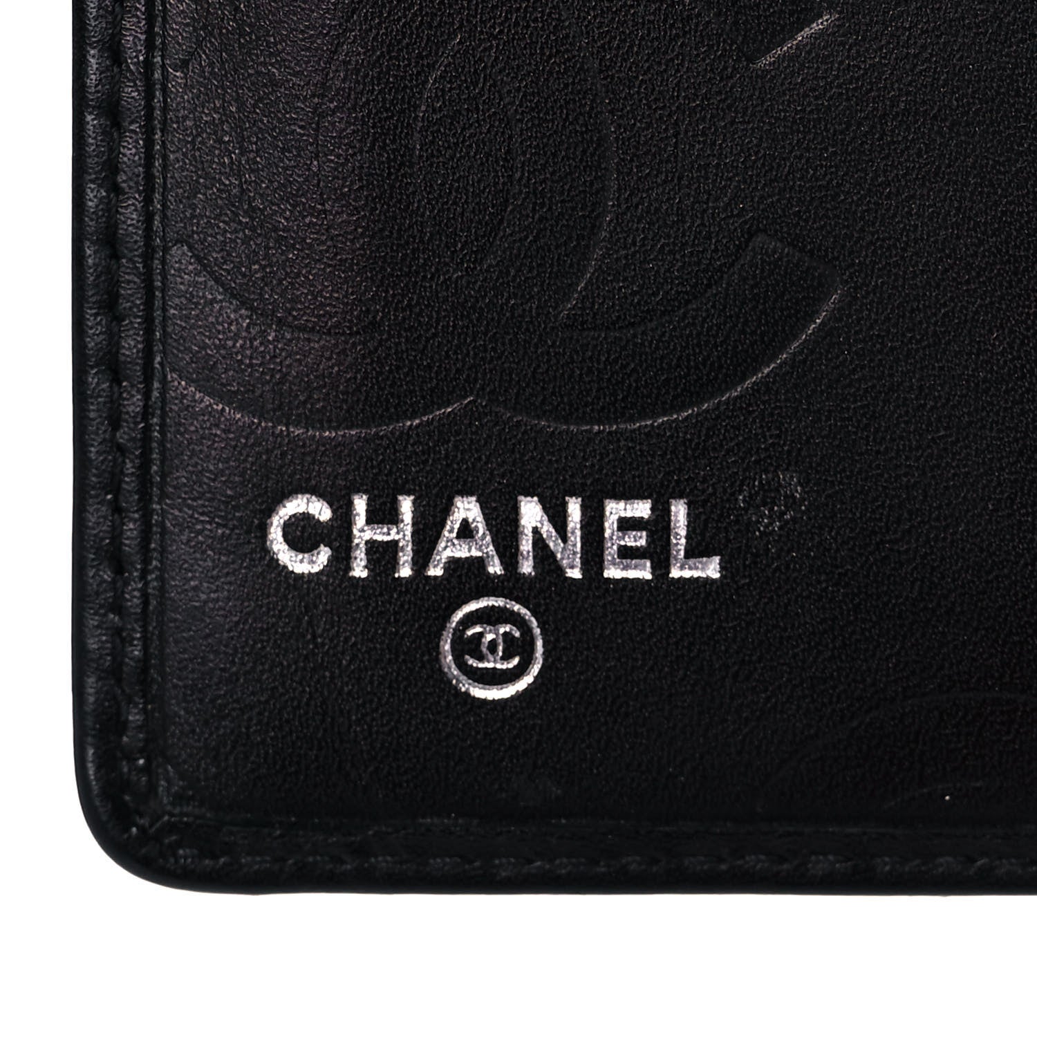Chanel Calfskin Quilted Cambon Yen Wallet Black 7 of 11