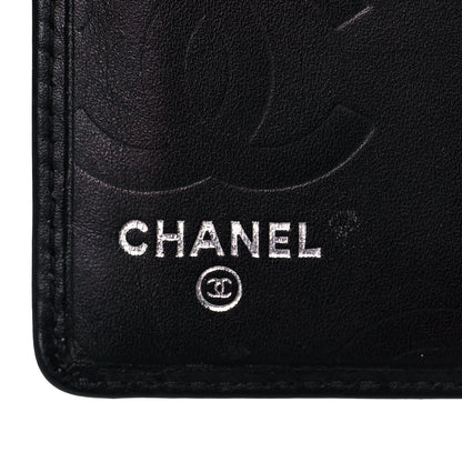 Chanel Calfskin Quilted Cambon Yen Wallet Black 7 of 11