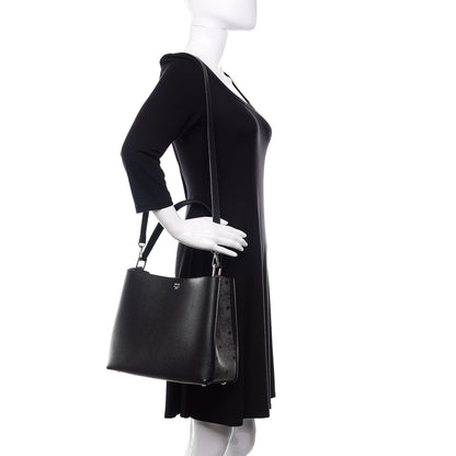 MCM Grained Calfskin Visetos Medium Sarah Hobo Black 2 of 11