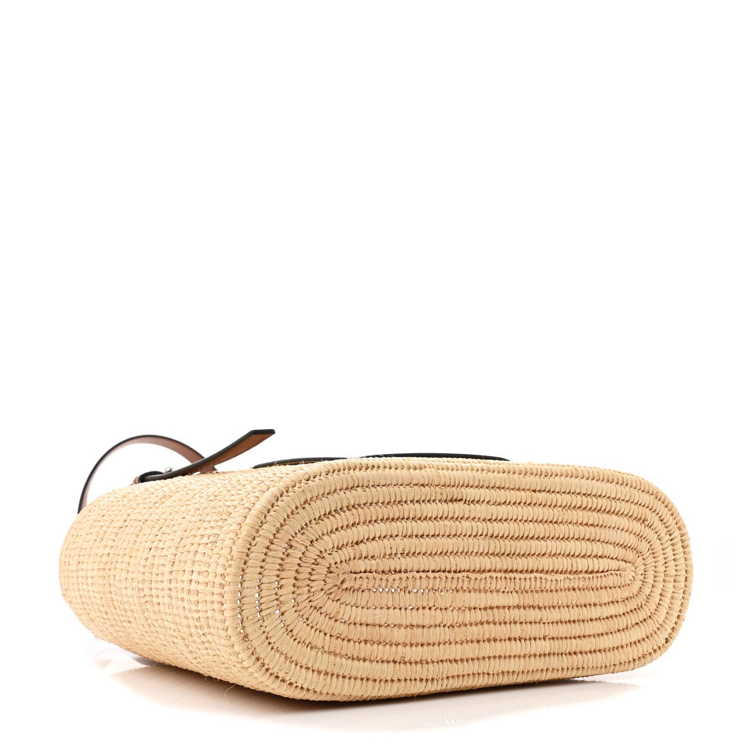 Loewe Raffia Small Square Basket Tote Bag Natural Tan 4 of 11