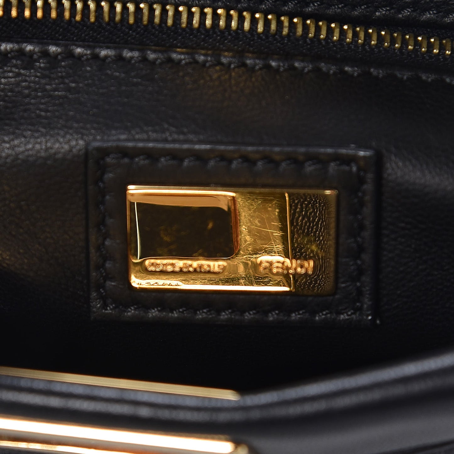 Nappa Mini Peekaboo Iconic Satchel Black
