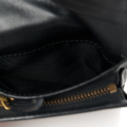 Gucci Calfskin Matelasse GG Marmont Card Case Black 6 of 10