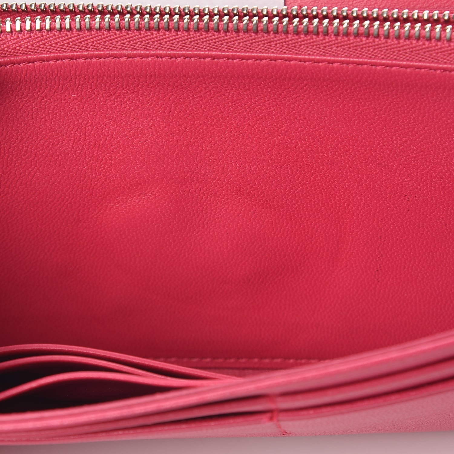 Christian Dior Lambskin Diorama Croisiere Chain Wallet Fuchsia 8 of 17