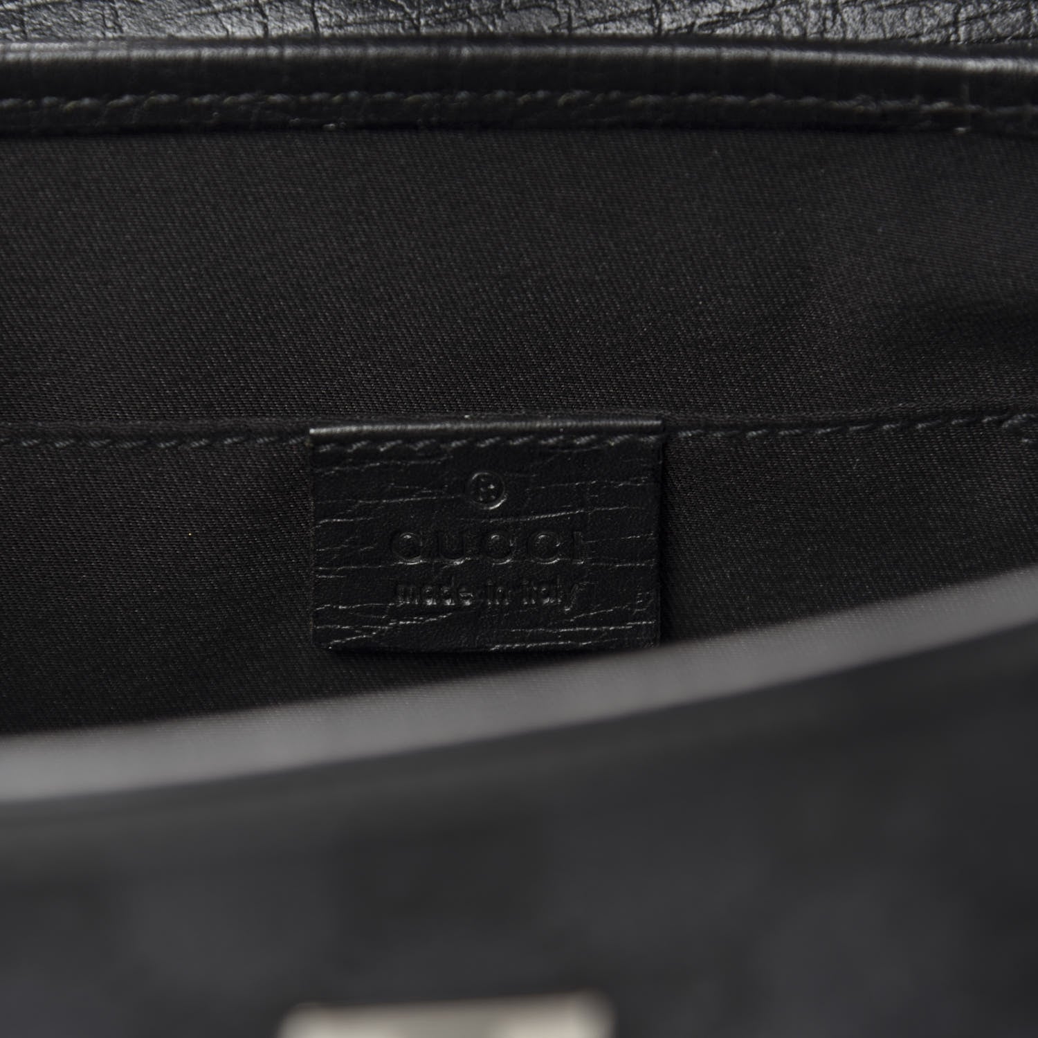 Gucci Monogram Small Bamboo Bullet Black 8 of 10