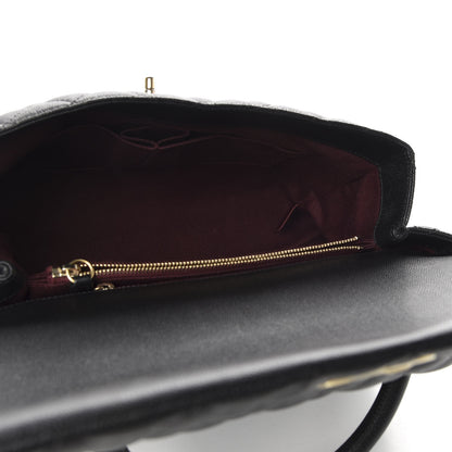 Chanel Caviar Quilted Medium Coco Handle Flap Black 5 of 11