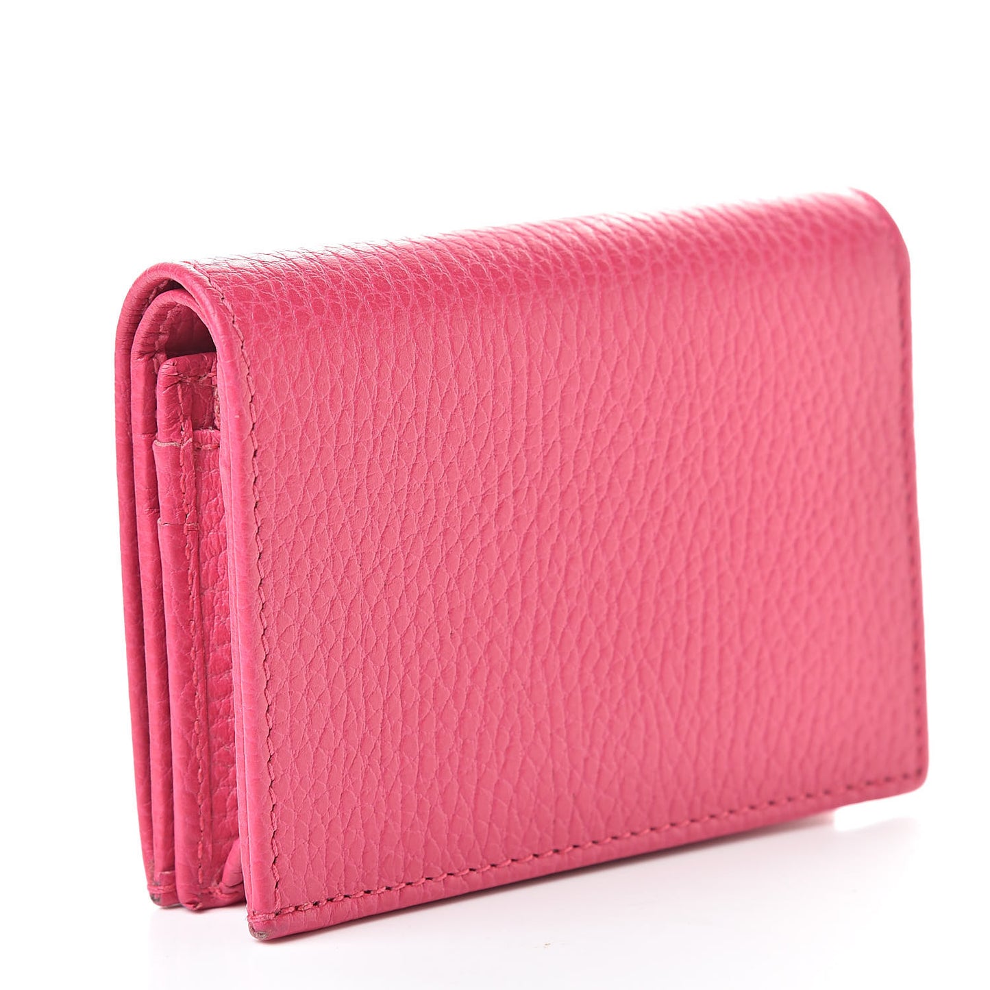 Dollar Calfskin GG Marmont Card Case Box Pink