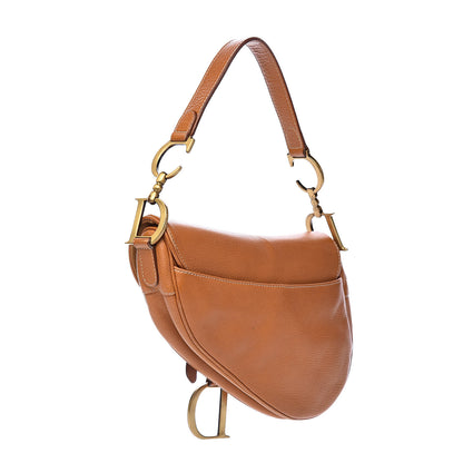 Christian Dior Calfskin Saddle Bag Tan 3 of 16