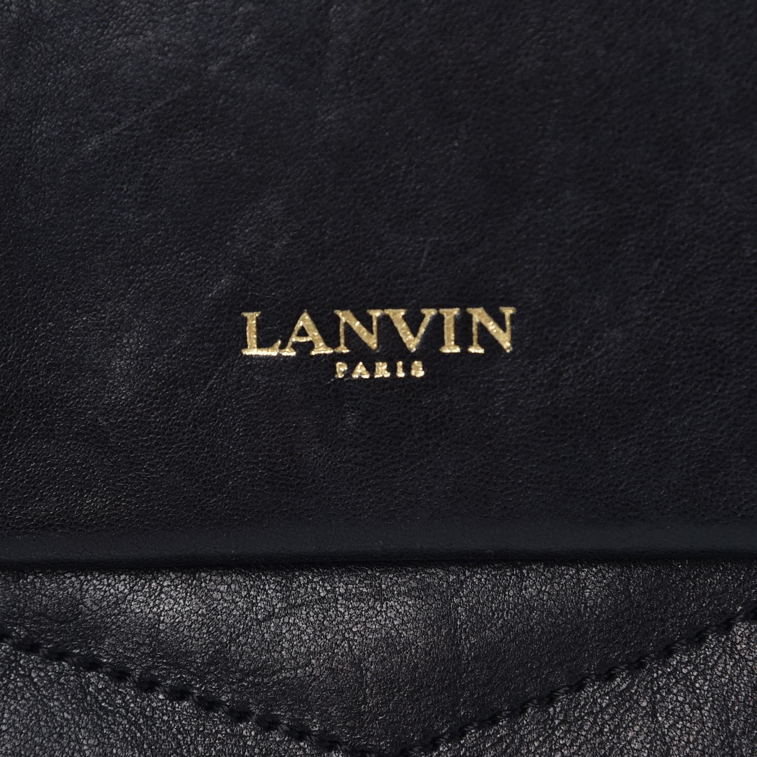 Lanvin Lambskin Quilted Mini Sugar Flap Shoulder Bag Black 6 of 11