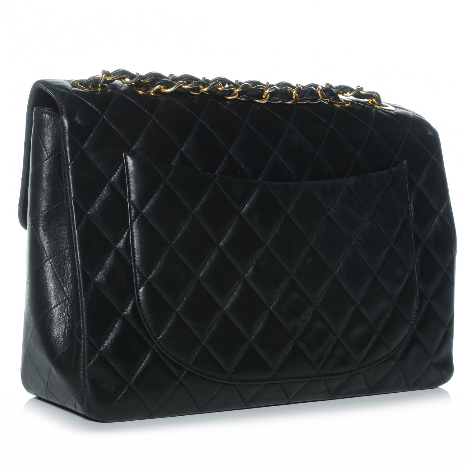 Chanel Lambskin XL Jumbo Flap Black 3 of 6