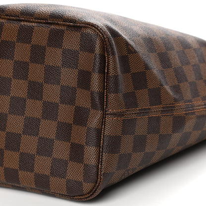 Louis Vuitton Damier Ebene Neo Neverfull MM Rose Ballerine 6 of 12
