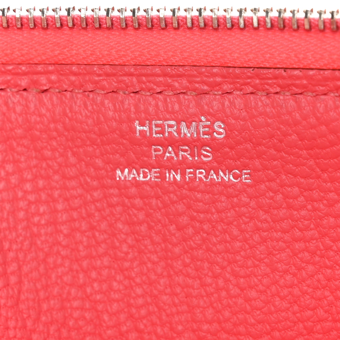 Chevre Mysore Evelyne Long Wallet Rose Tyrien