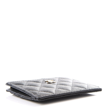Chanel Caviar Quilted CC Zip Card Holder Black 3 of 10