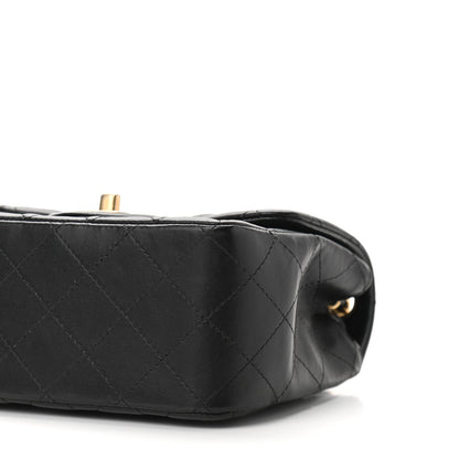 Chanel Lambskin Quilted Mini Square Flap Black 10 of 11