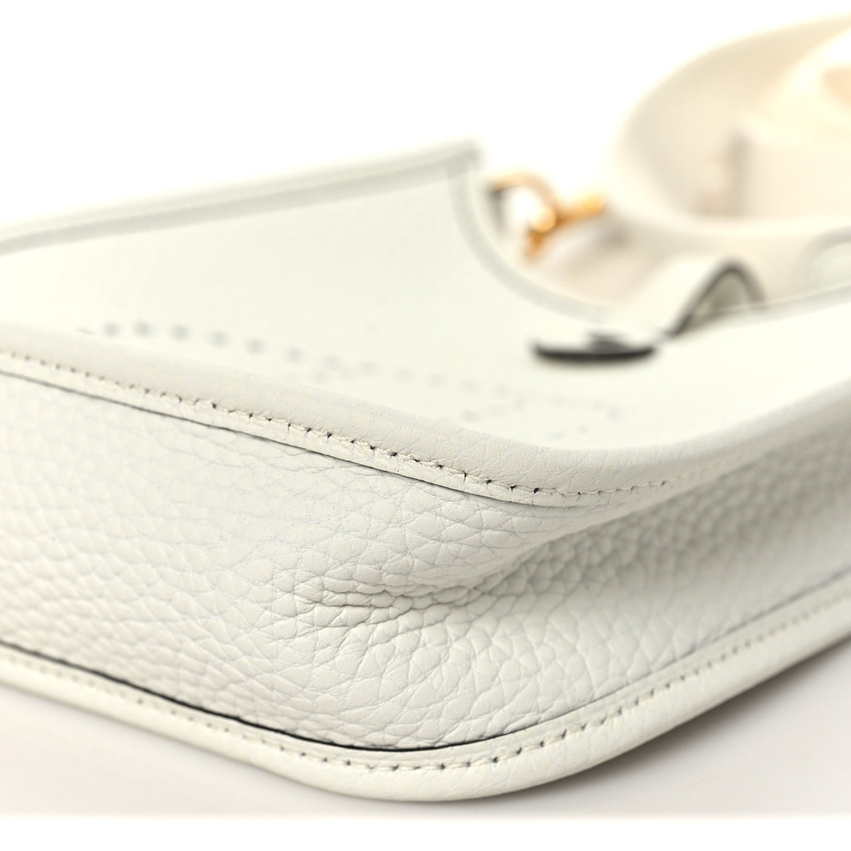 Hermes Taurillon Clemence Amazone Evelyne TPM New White 10 of 11