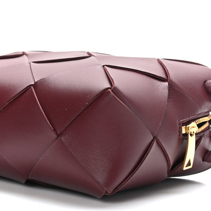 Bottega Veneta Lambskin Maxi Intrecciato Small Cassette Camera Bag Barolo 8 of 9