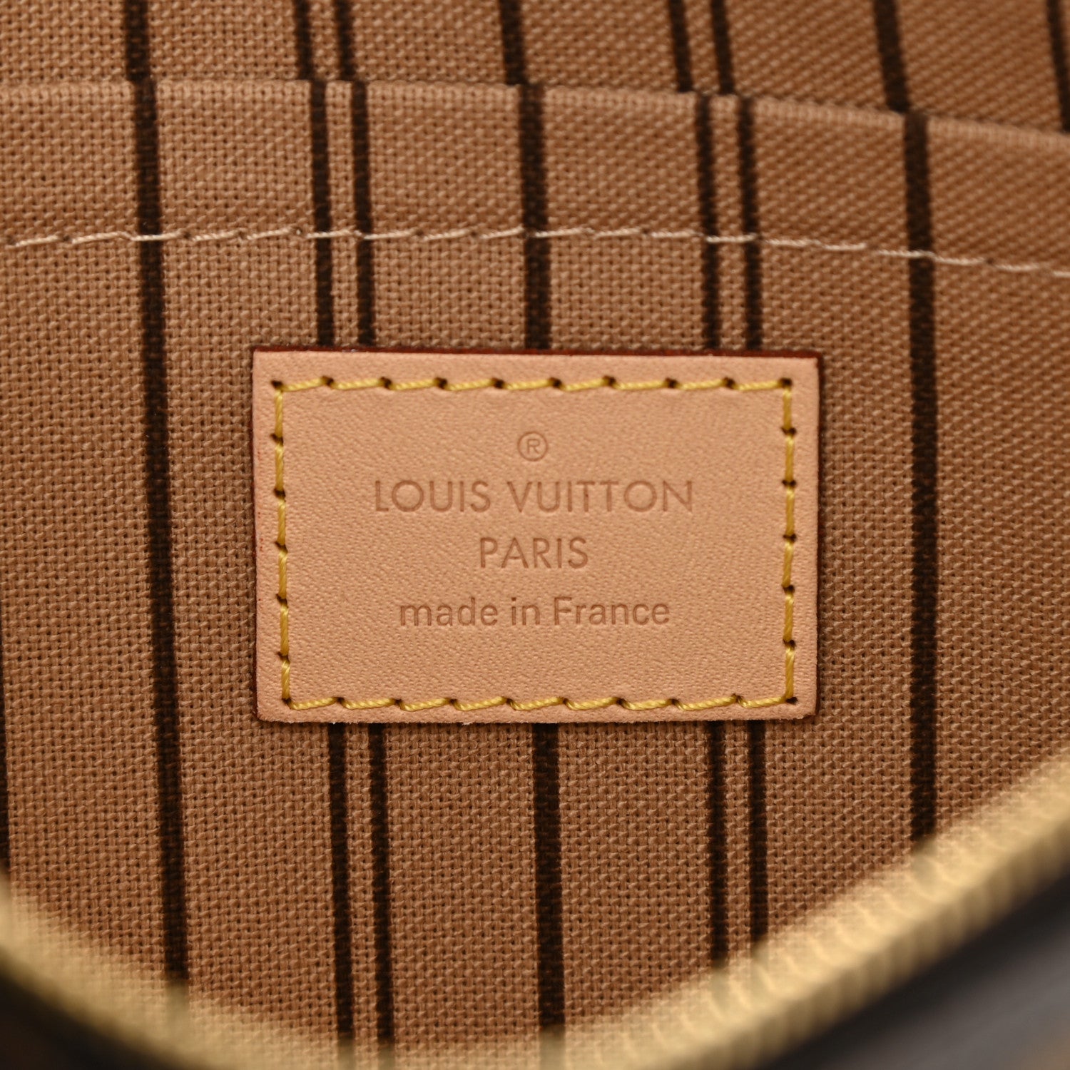 Louis Vuitton Monogram Neverfull MM GM Pochette 6 of 8