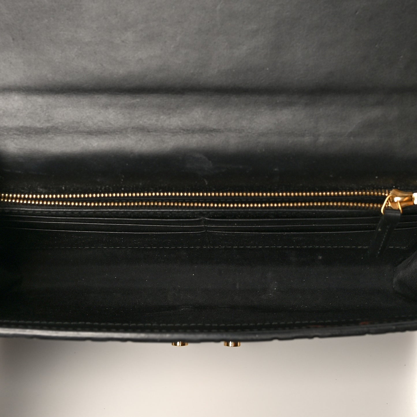 Guccissima Padlock Clutch Black