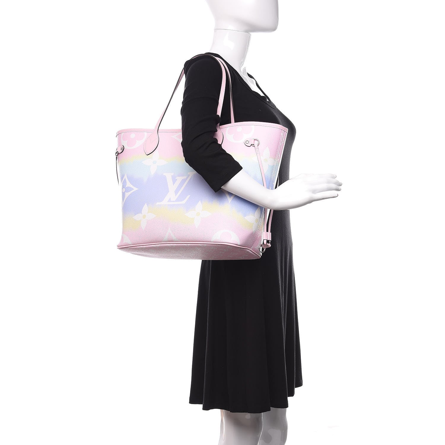 Louis Vuitton Monogram Escale Neverfull MM Pastel 2 of 10