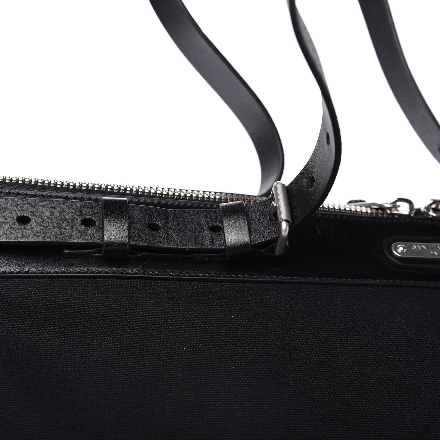 Saint Laurent Canvas ID Shopping Bag Black 11 of 12