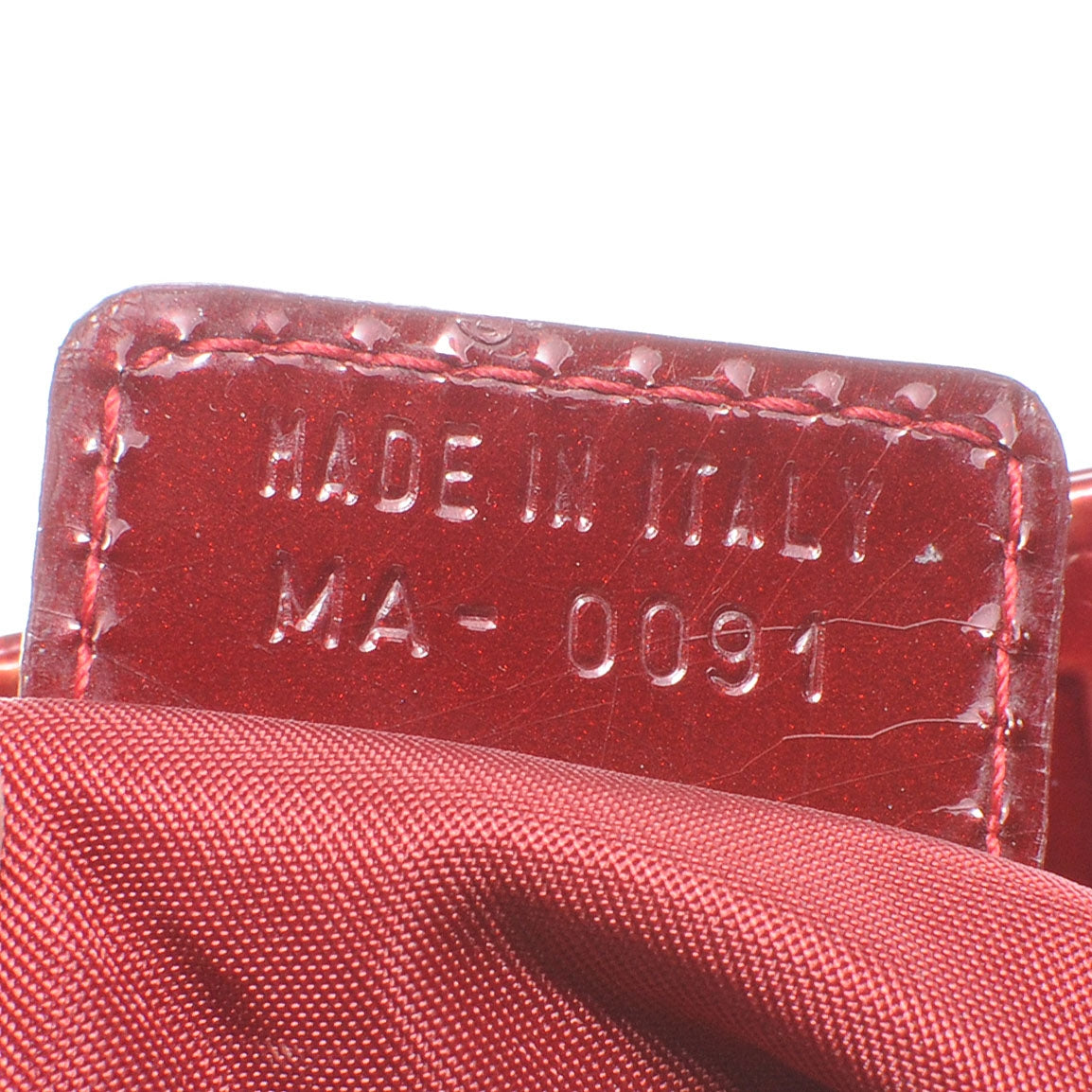 Patent Ultimate Medium Lady Dior Red