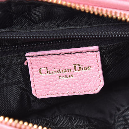 Christian Dior Grained Calfskin Cannage Medium Lady Dior Pink 6 of 22
