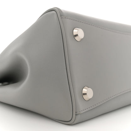 Balenciaga Smooth Calfskin Mini Hampton Carry All Bag Grey 9 of 10