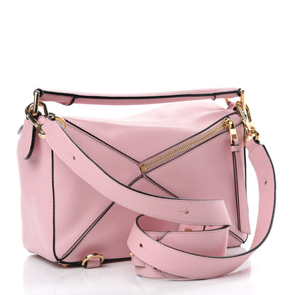 Loewe Calfskin Small Puzzle Bag Soft Pink 3 of 11