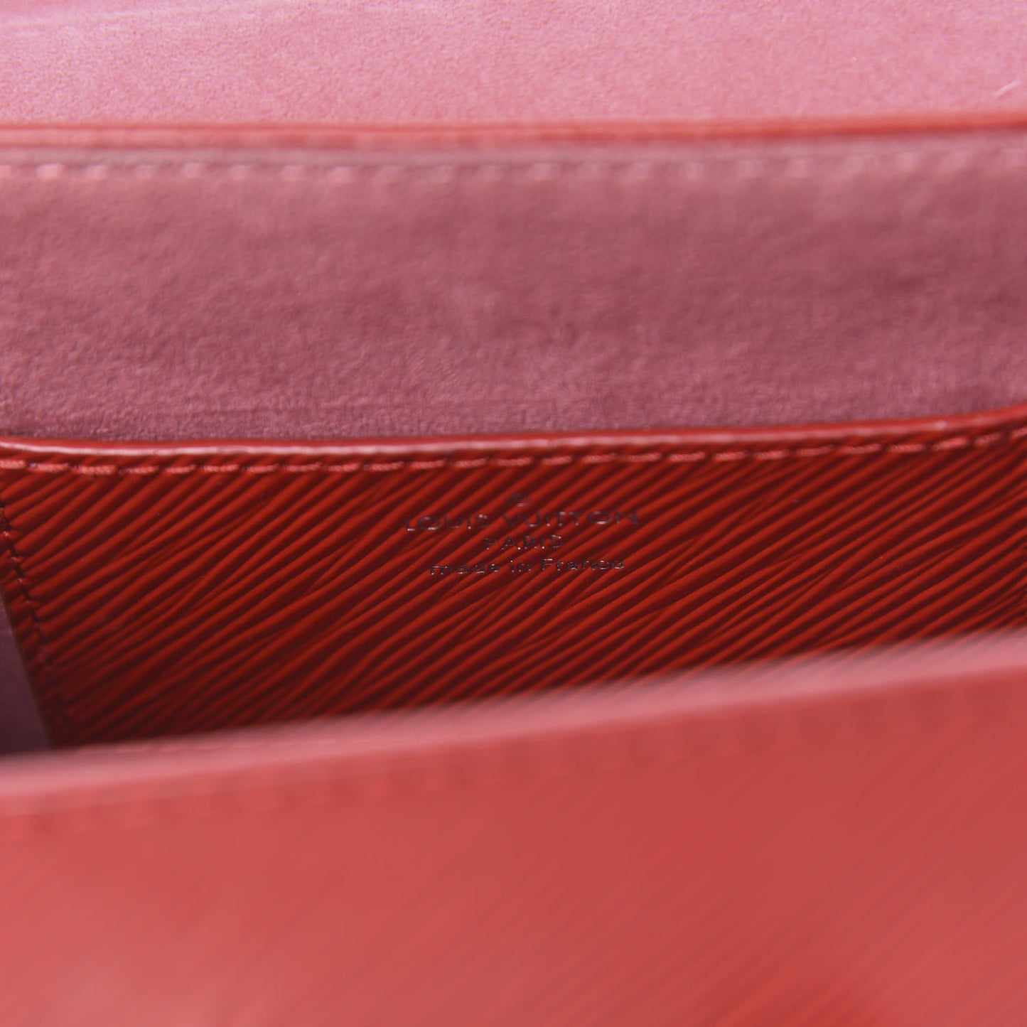 Epi Twist Shoulder Bag MM Coquelicot