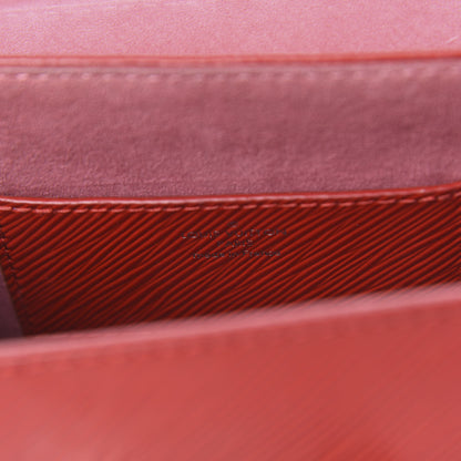 Louis Vuitton Epi Twist Shoulder Bag MM Coquelicot 5 of 9