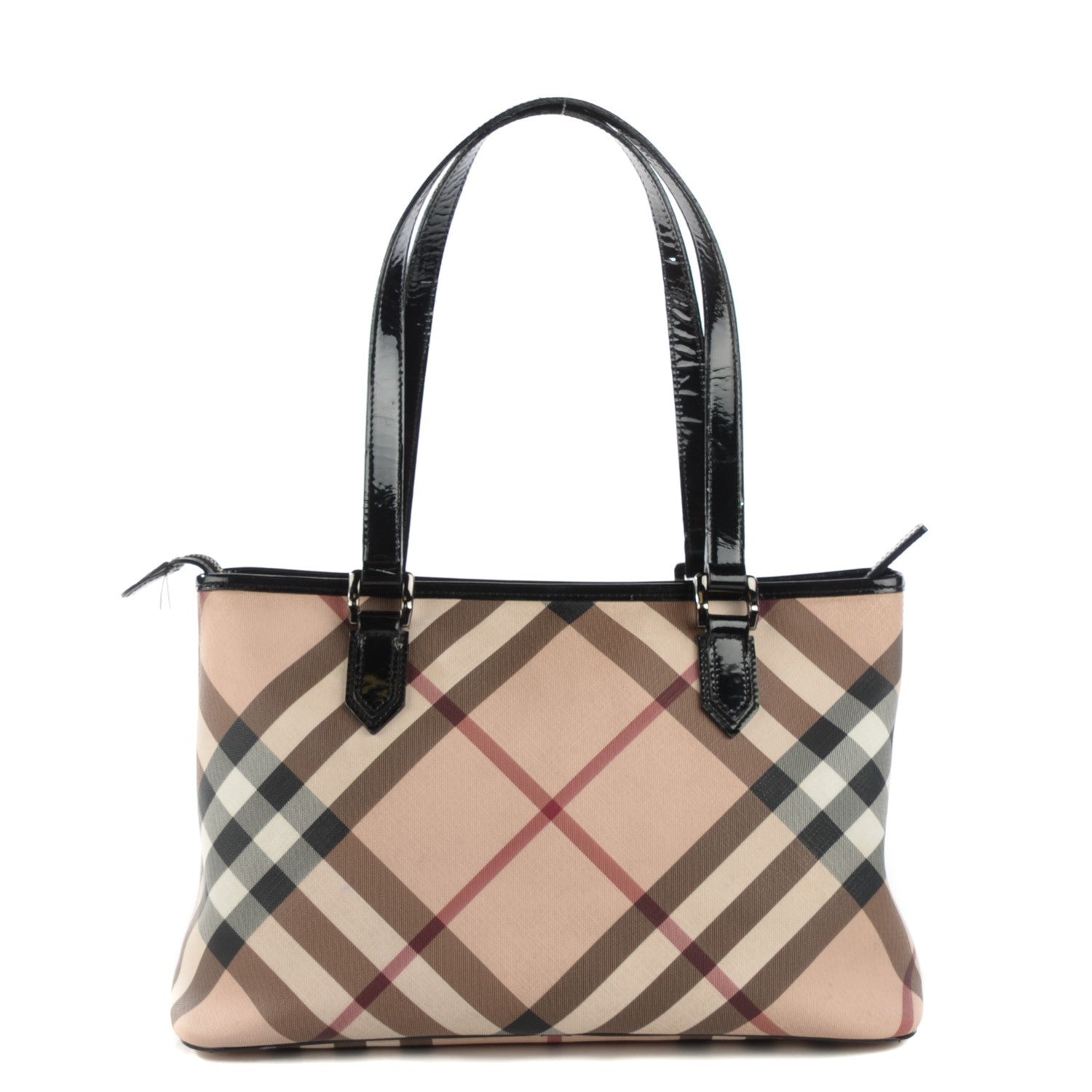 Burberry Nova Check Medium Tote Black 1 of 14