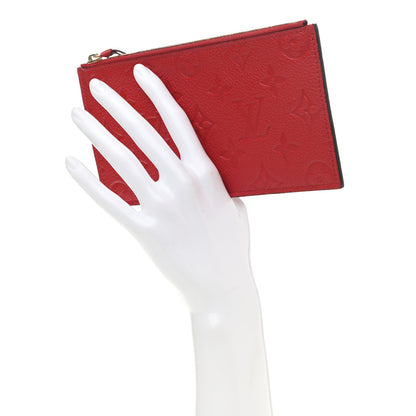 Louis Vuitton Empreinte Felicie Chain Wallet Zippered Insert Cherry 2 of 6