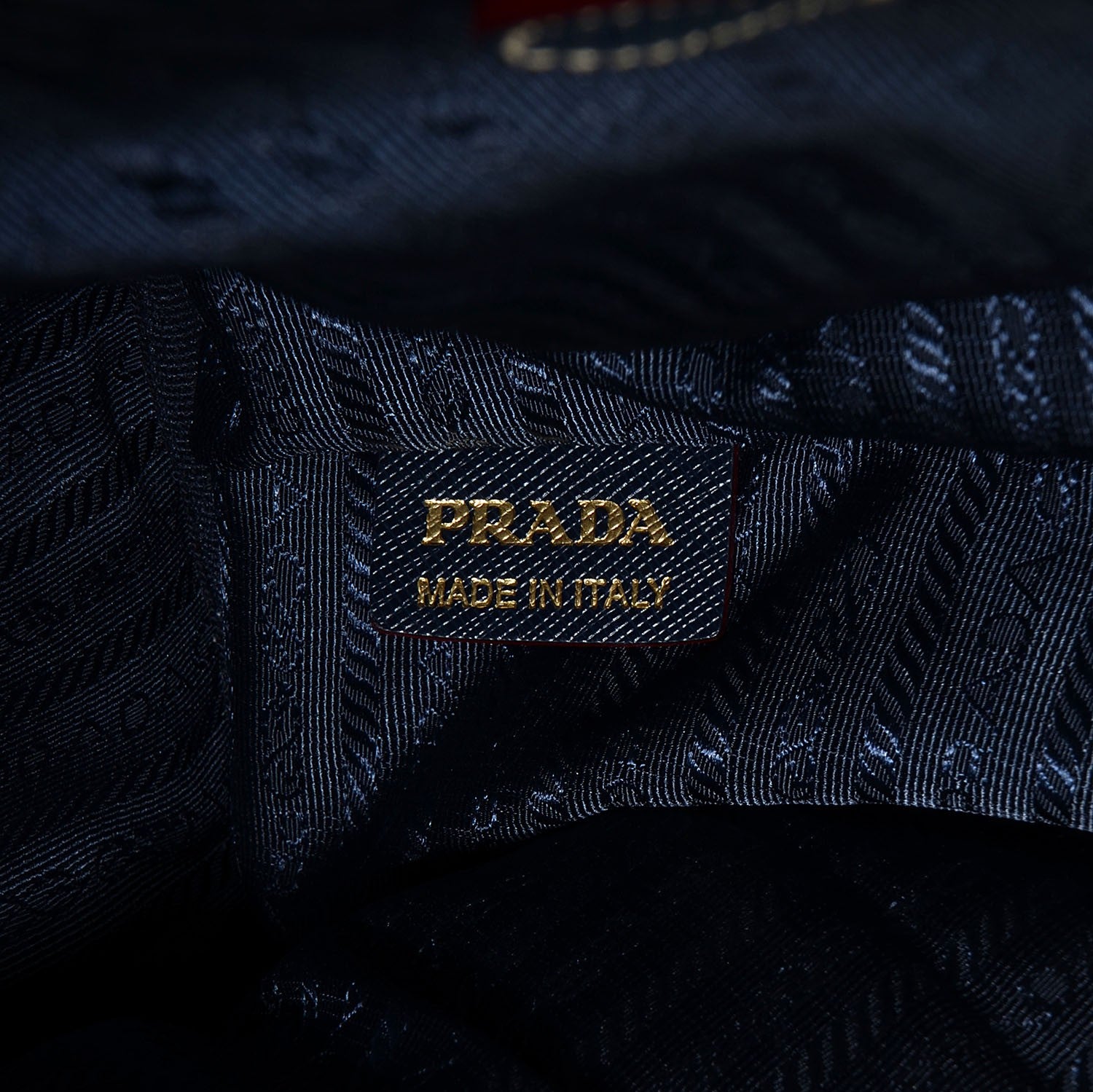 Prada Canapa Saffiano Tote Corda Blue 16 of 19