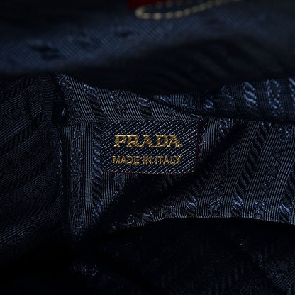 Prada Canapa Saffiano Tote Corda Blue 16 of 19