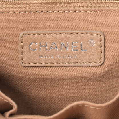 Chanel Calfskin Quilted VIP Flap Beige Black 6 of 14